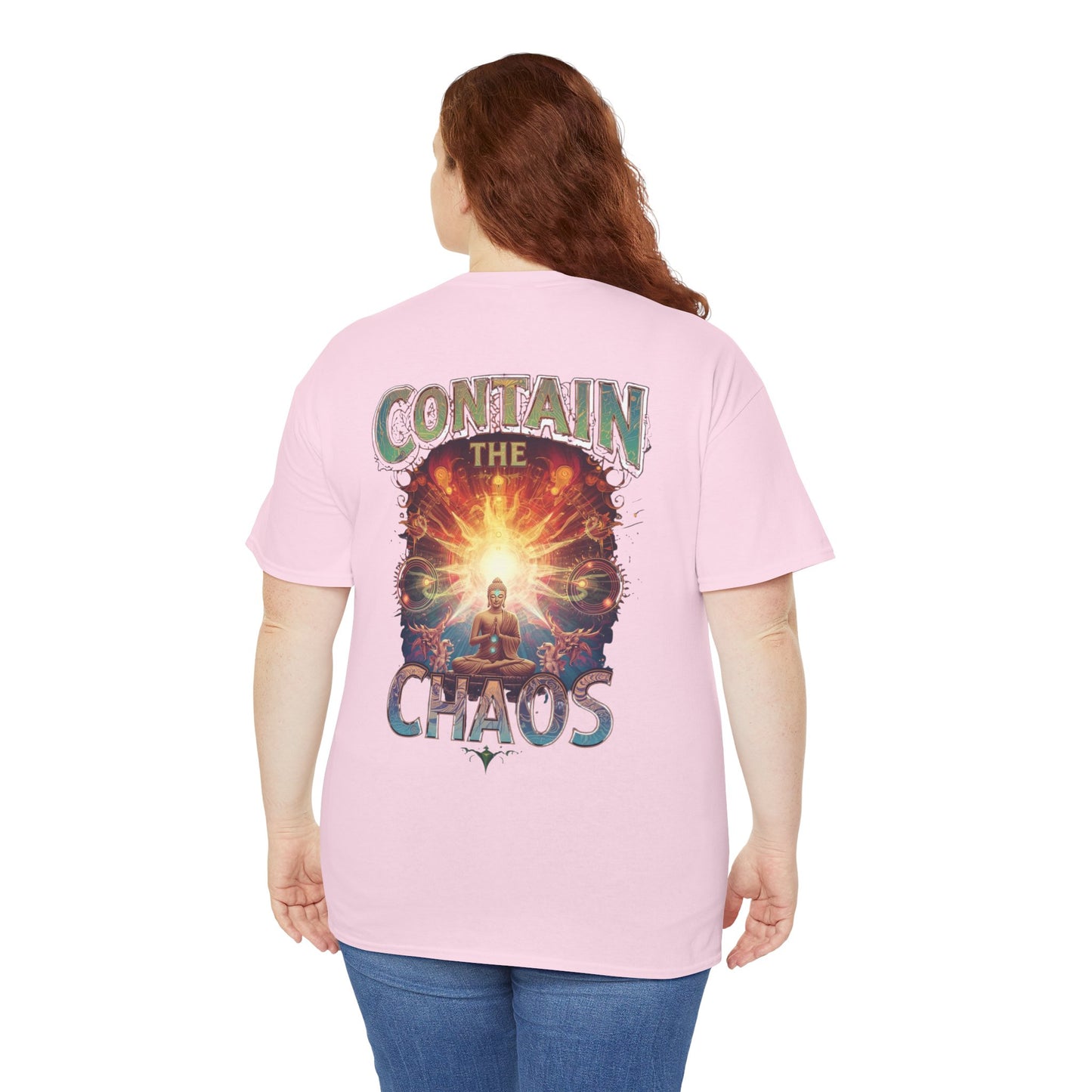 Contain The Chaos Unisex Tee, Positive Mindset Shirt