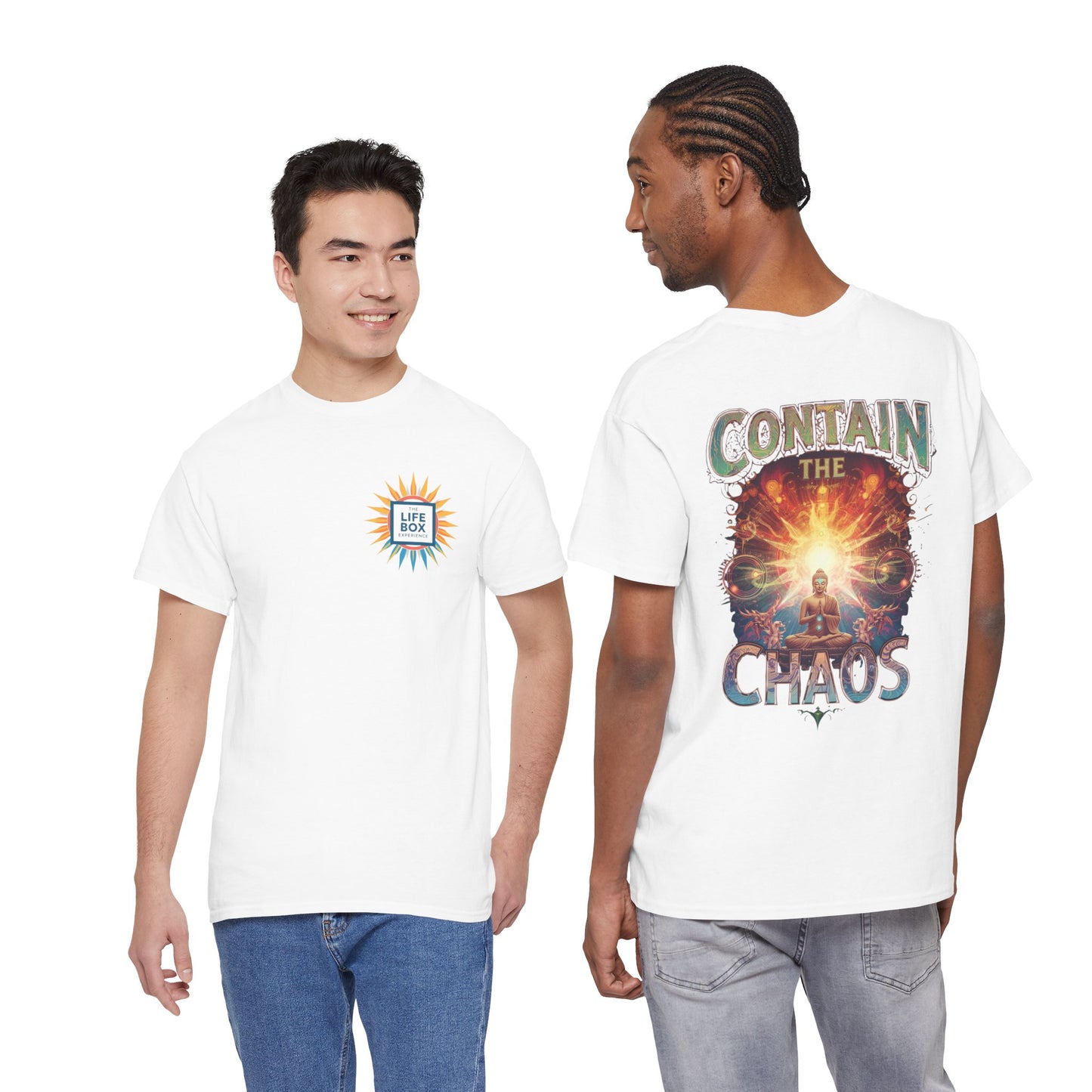 Contain The Chaos Unisex Tee, Positive Mindset Shirt