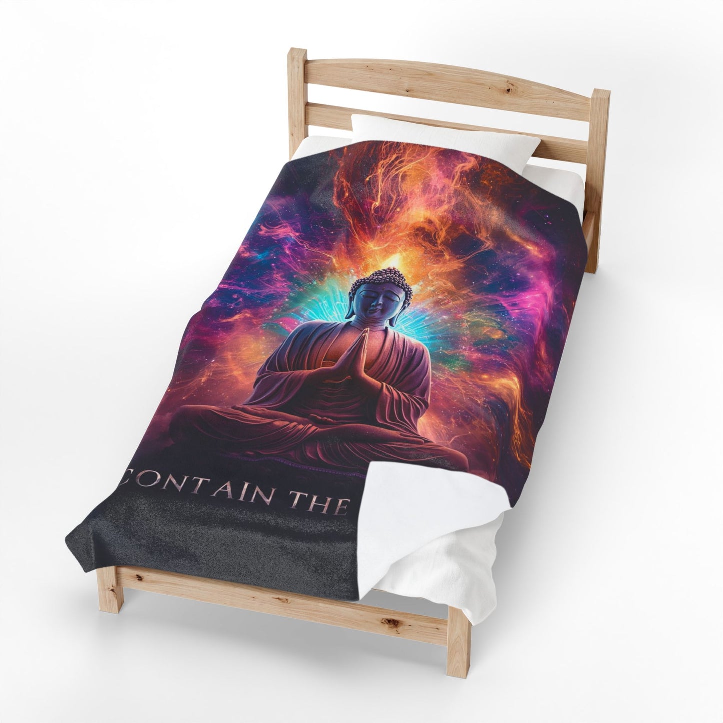 Contain the Chaos Velveteen Plush Blanket