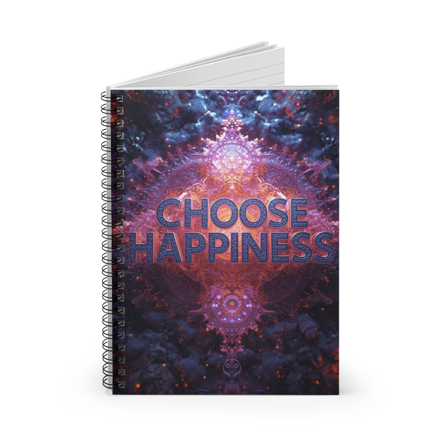Choose Happiness Spiral Notebook  Ruled Journal for Positivity & Daily Notes