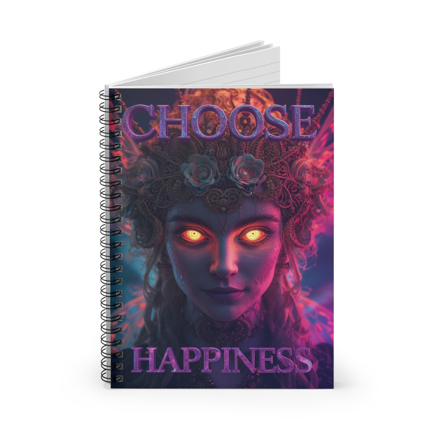 Choose Happiness Spiral Notebook Ruled Journal for Positivity & Daily Notes
