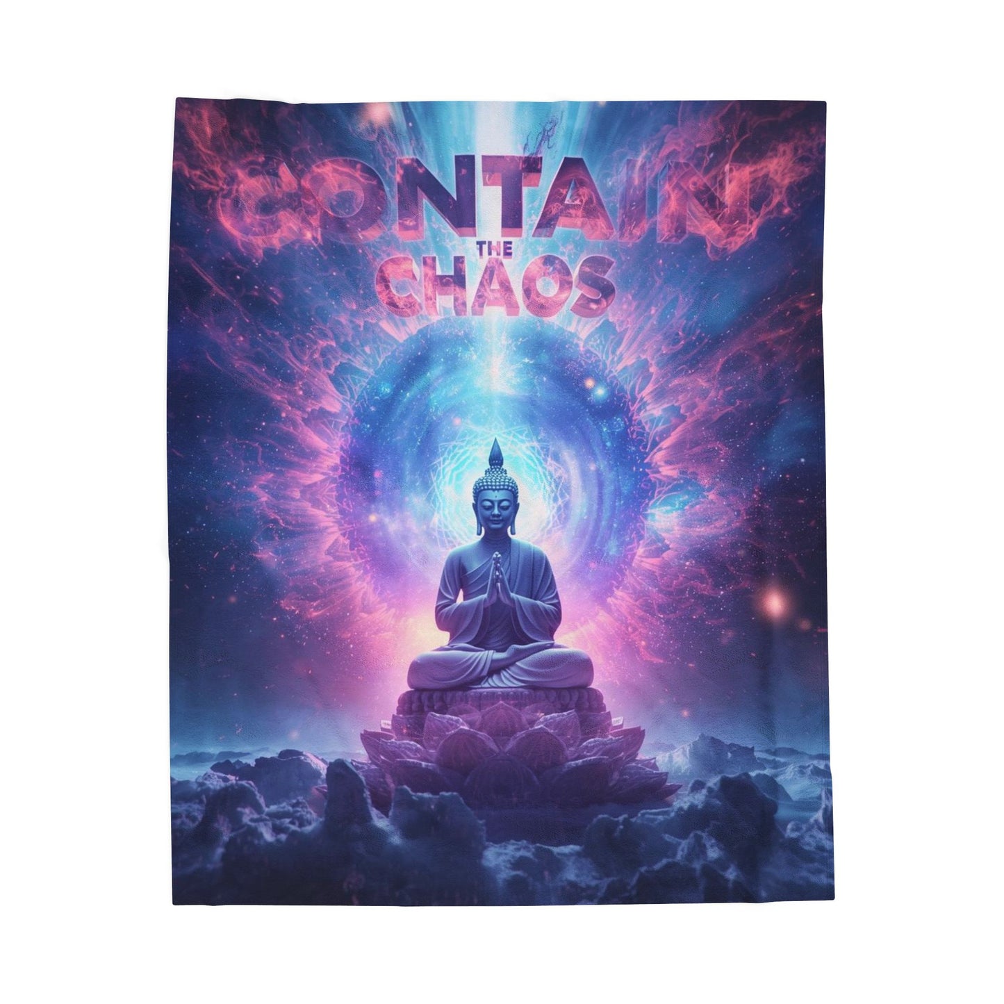 Contain the Chaos Velveteen Plush Blanket