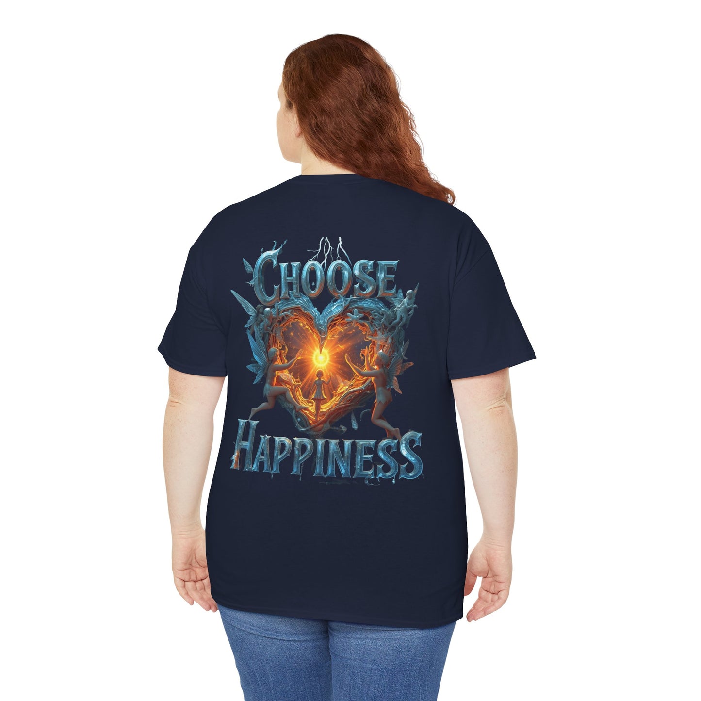 Choose Happiness Unixes T-Shirt Positive Mindset Vibes
