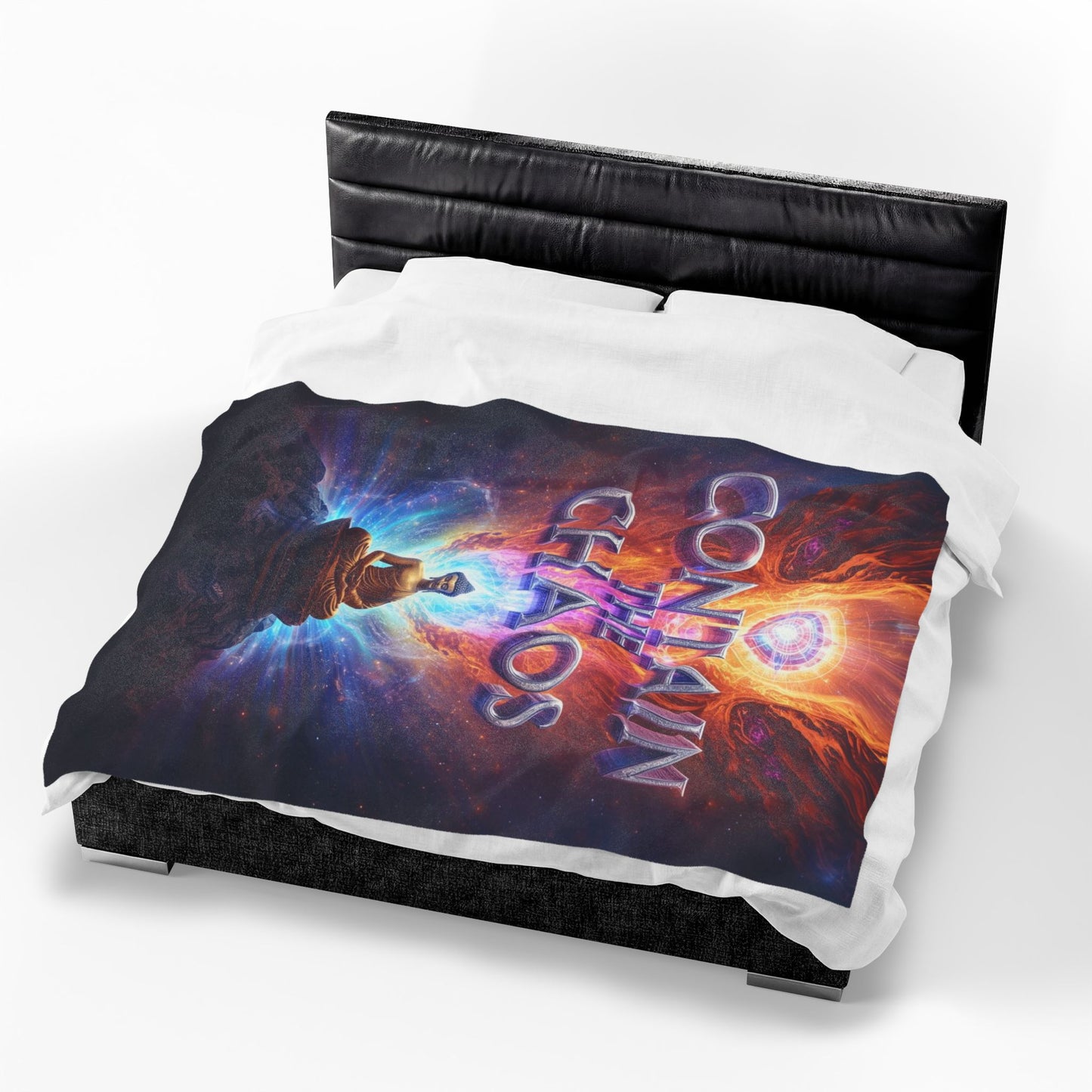 Contain the Chaos Velveteen Plush Blanket