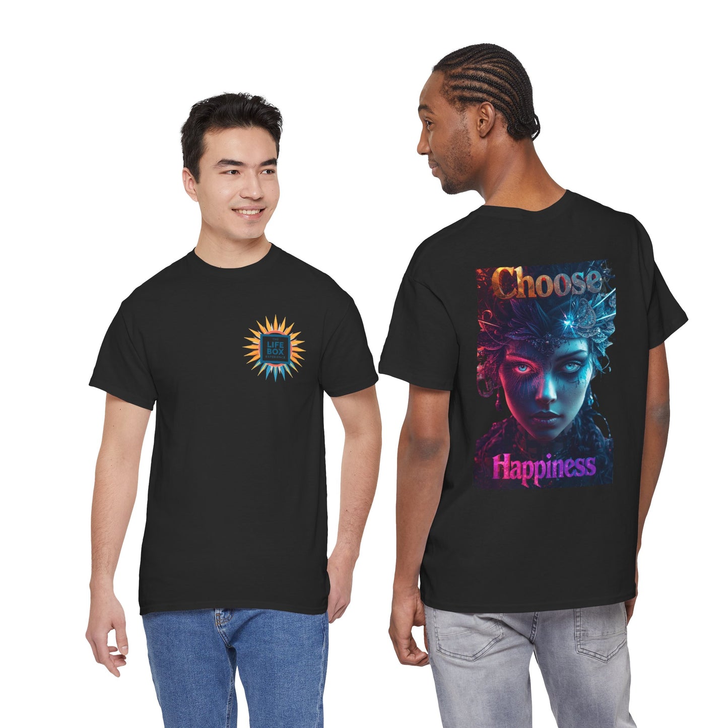 Choose Happiness Unixes T-Shirt Positive Mindset Vibes
