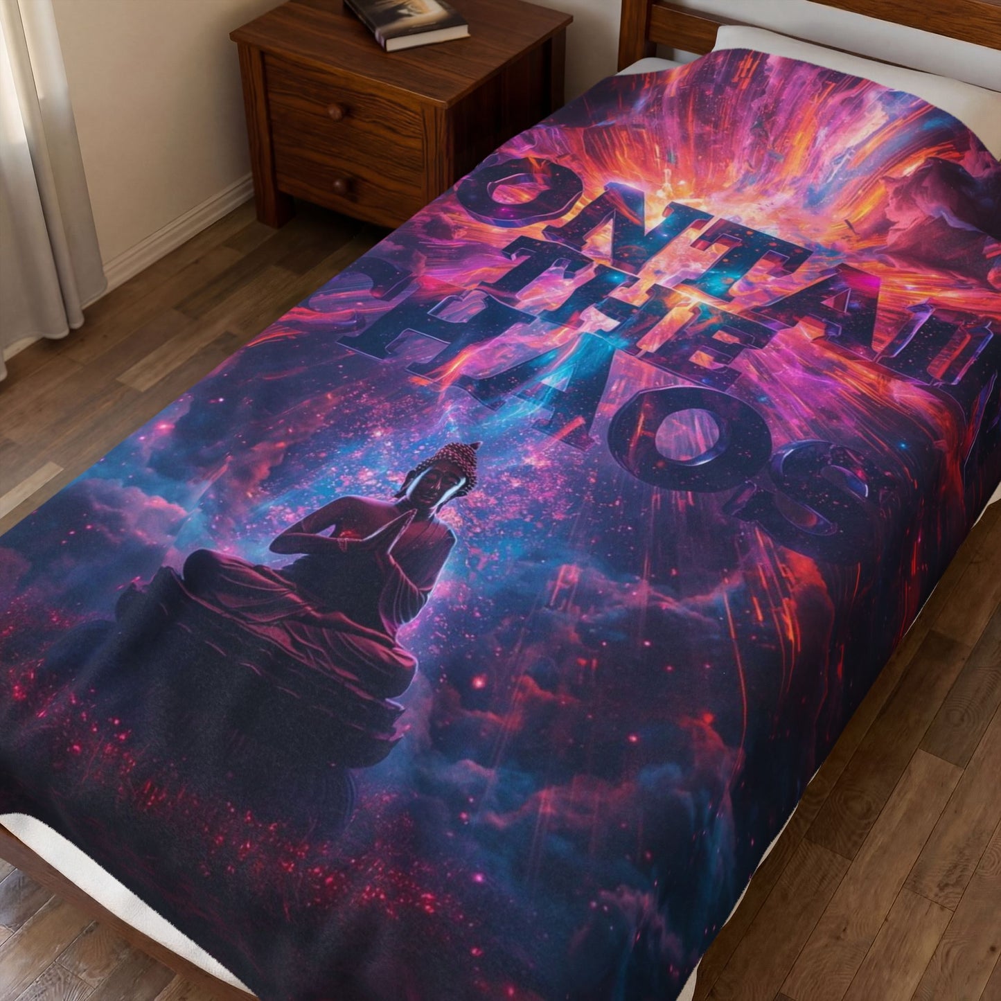 Contain the Chaos Velveteen Plush Blanket
