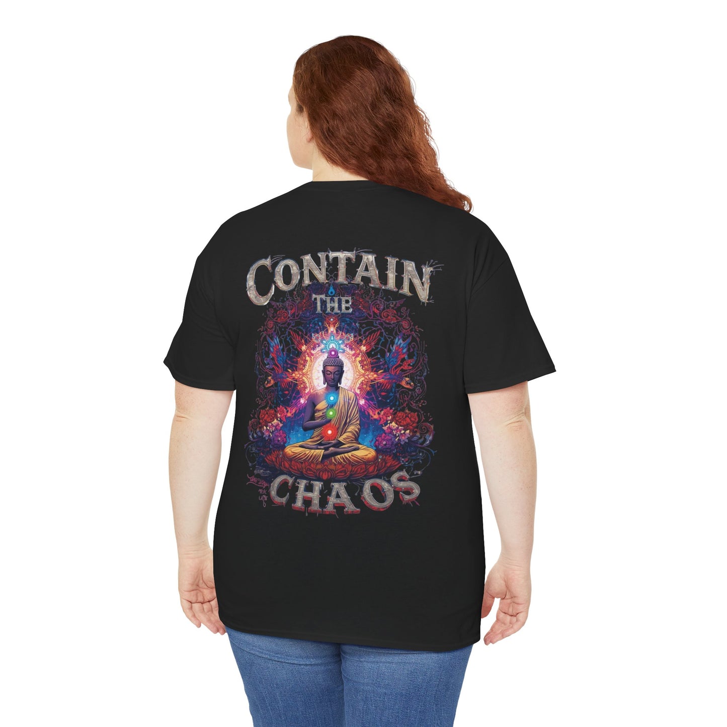 Contain The Chaos Unisex Tee, Positive Mindset Shirt