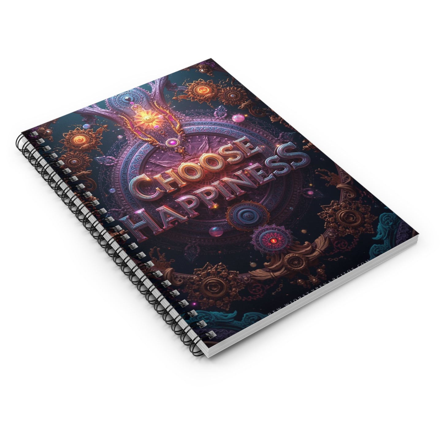 Choose Happiness Spiral Notebook  Ruled Journal for Positivity & Daily Notes
