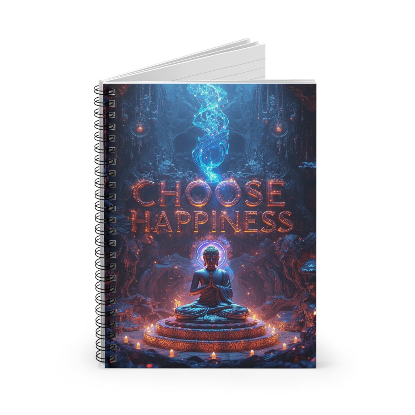 Choose Happiness Spiral Notebook  Ruled Journal for Positivity & Daily Notes