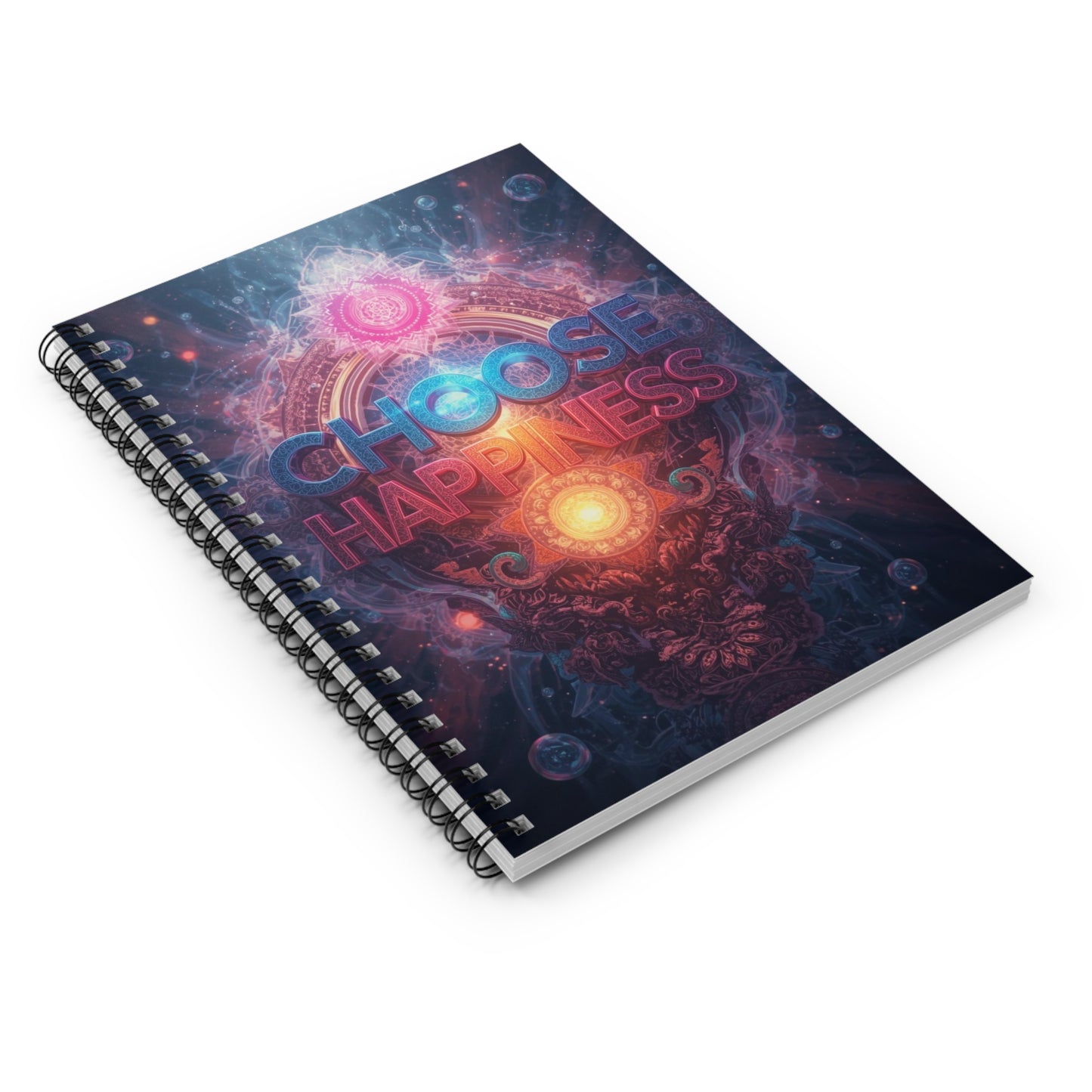 Choose Happiness Spiral Notebook  Ruled Journal for Positivity & Daily Notes