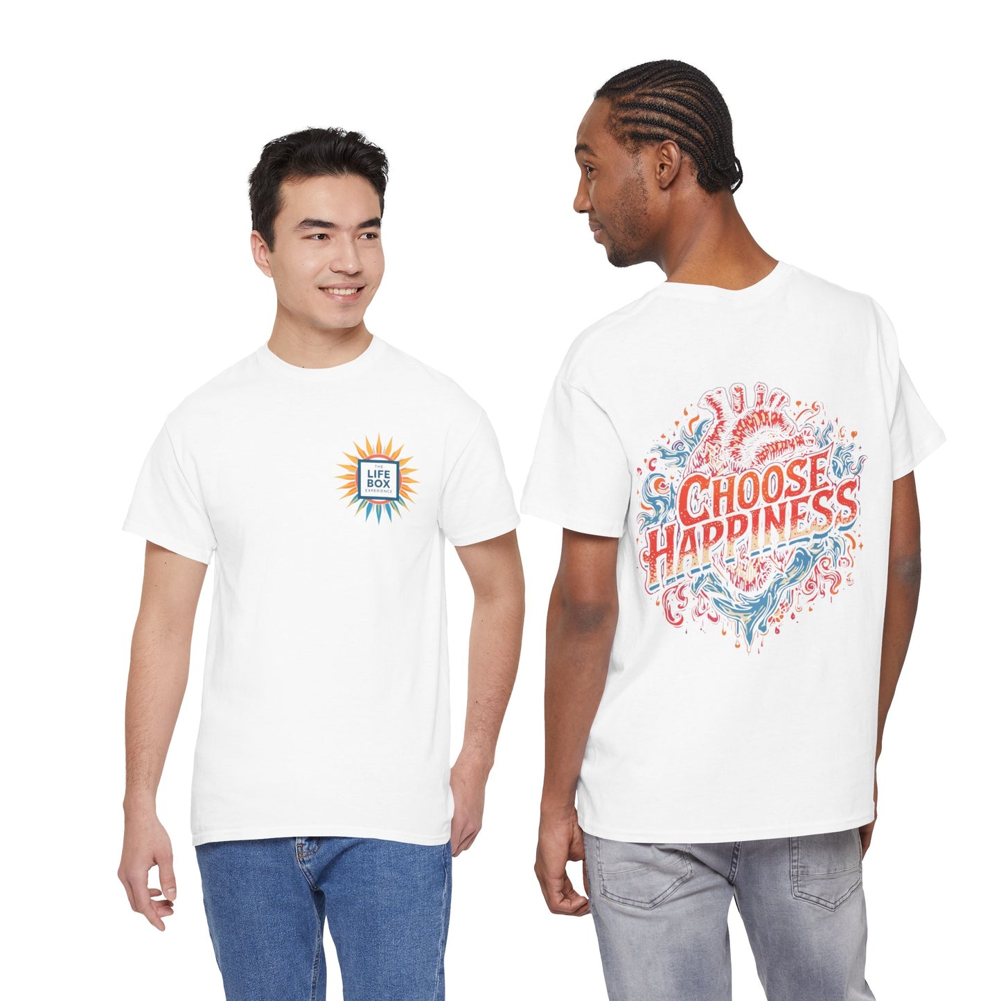 Choose Happiness Unixes T-Shirt Positive Mindset Vibes