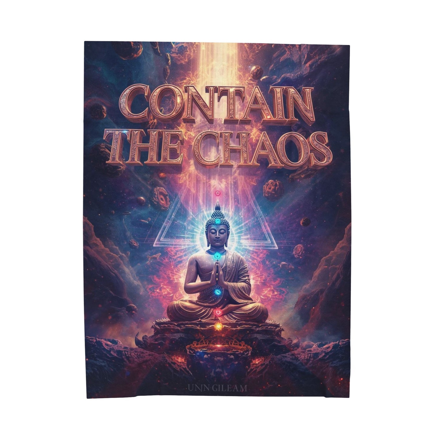 Contain the Chaos Velveteen Plush Blanket