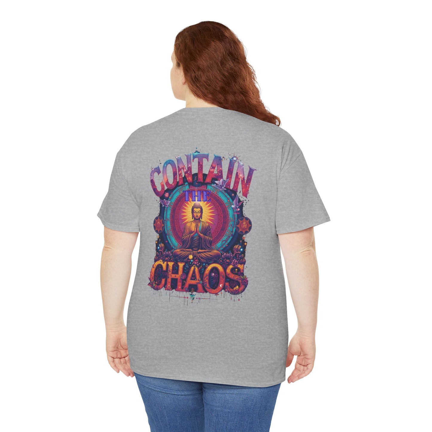 Contain The Chaos Unisex Tee, Positive Mindset Shirt