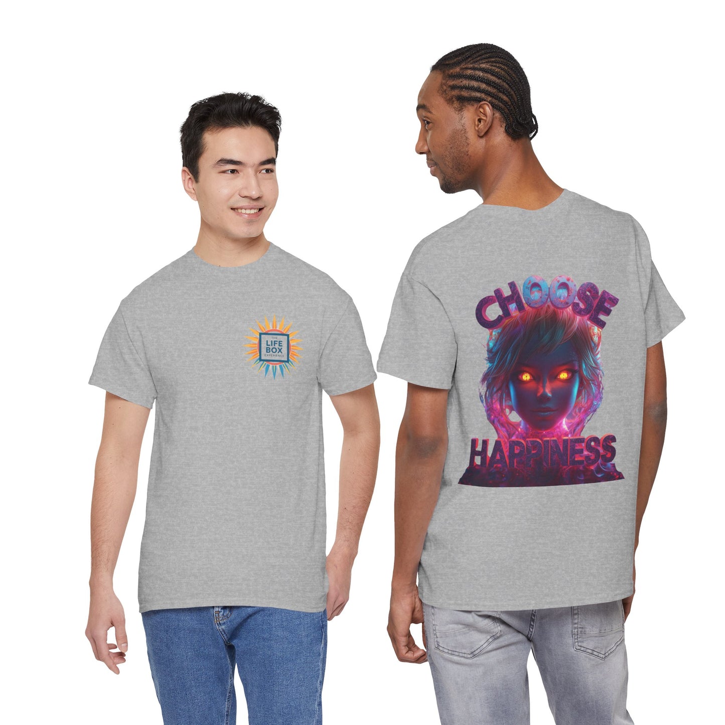Choose Happiness Unixes T-Shirt Positive Mindset Vibes