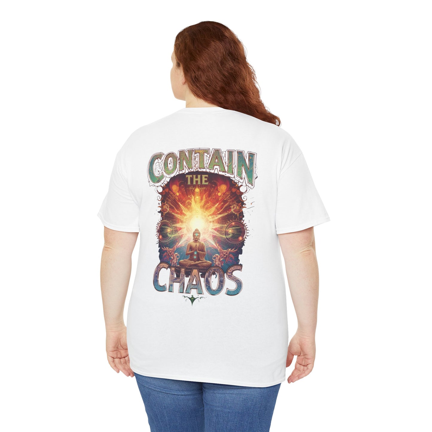 Contain The Chaos Unisex Tee, Positive Mindset Shirt