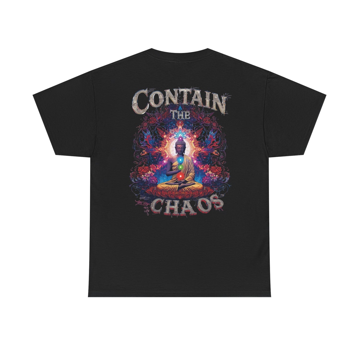 Contain The Chaos Unisex Tee, Positive Mindset Shirt