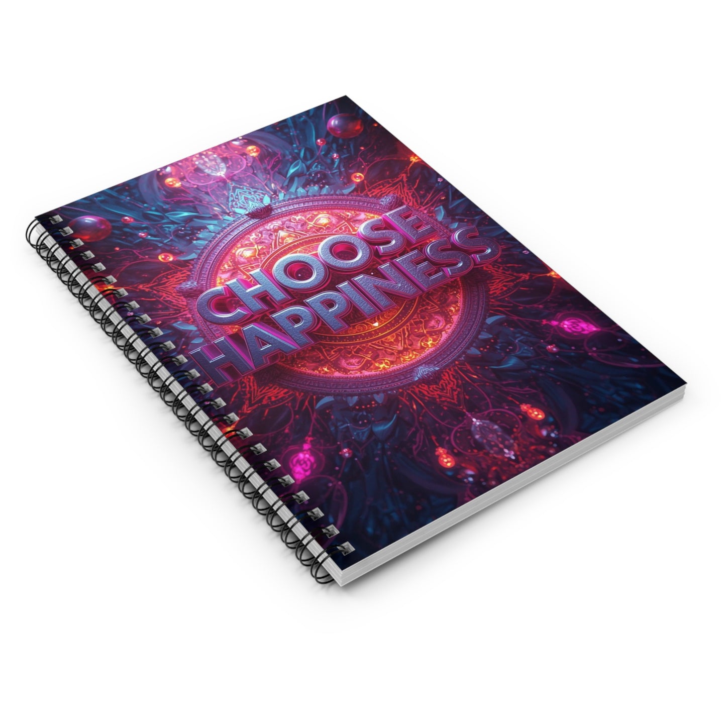 Choose Happiness Spiral Notebook  Ruled Journal for Positivity & Daily Notes