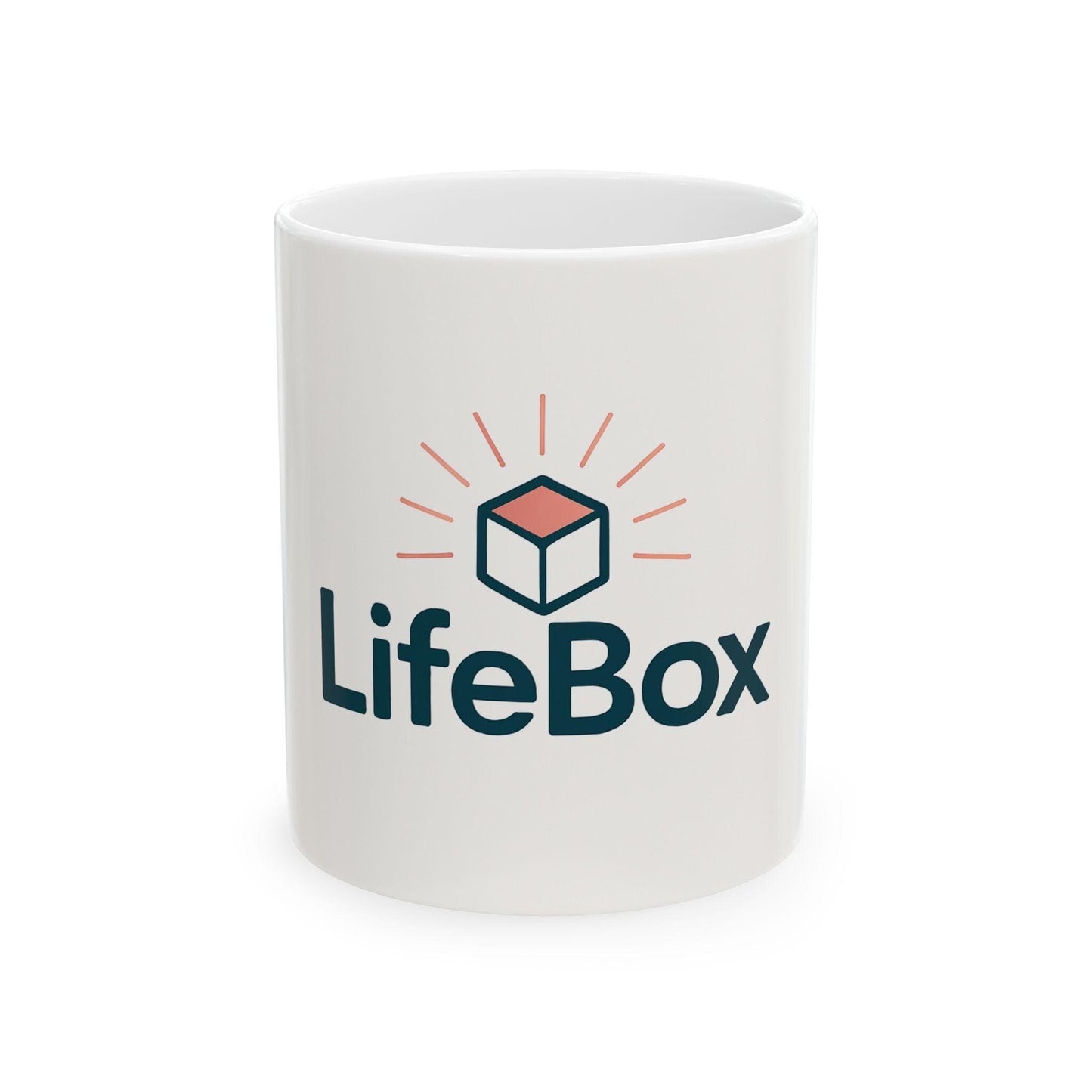 LifeBox Ceramic Mug, The LifeBox Experience, Coffee Mug, Tea Cup, Inspirational Quote, Gift for Her, Gift for Him, Cozy Home Decor, Kitchen