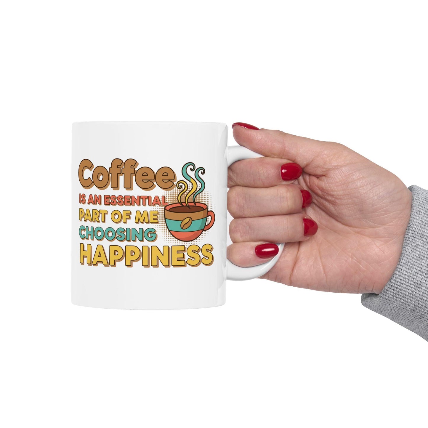 Coffee Is An Hug, Mug | Retro Coffee Cup Typography