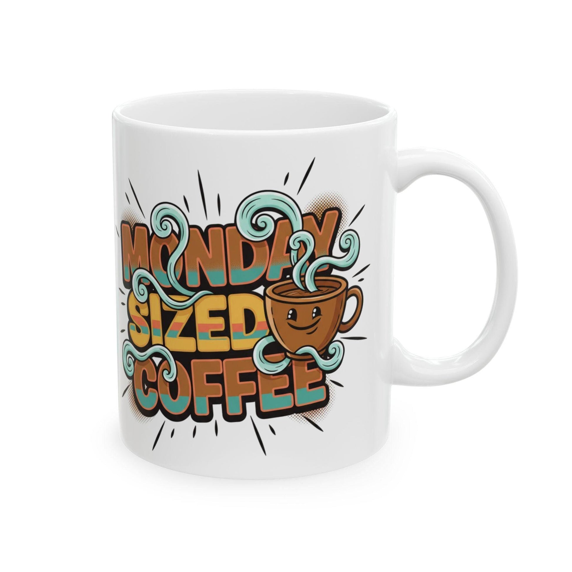 Missed Sleep Coffee Mug | Cute Retro Coffee Cup Illustration