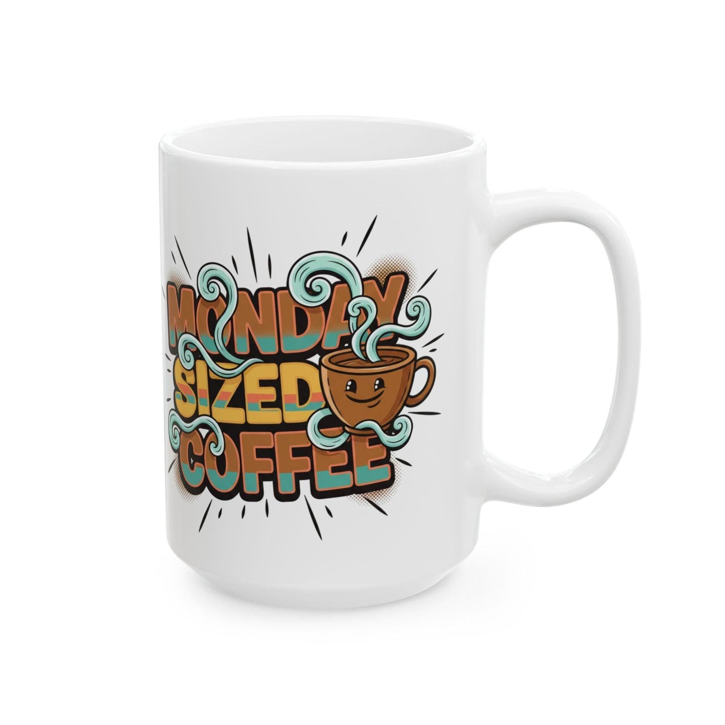 Missed Sleep Coffee Mug | Cute Retro Coffee Cup Illustration