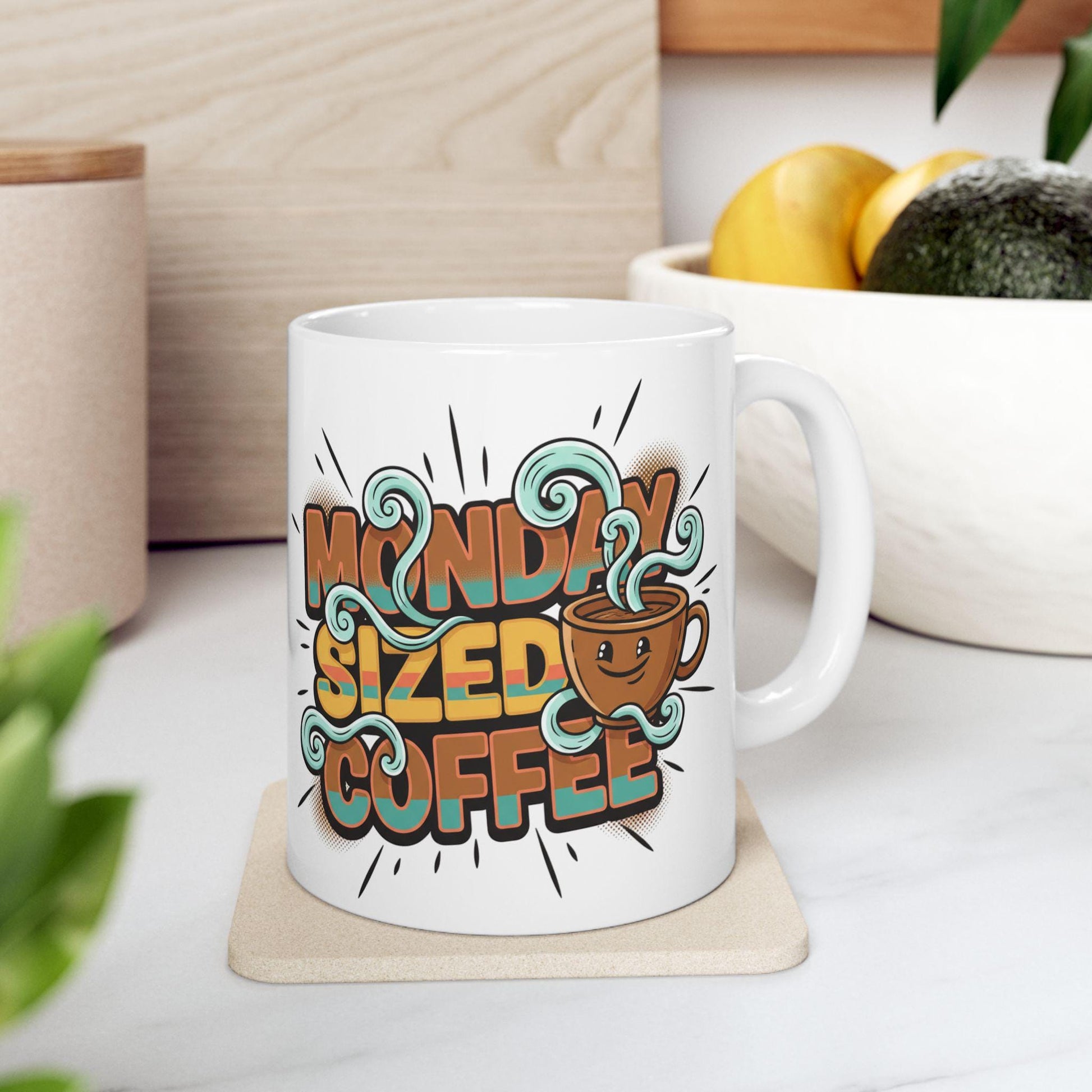 Missed Sleep Coffee Mug | Cute Retro Coffee Cup Illustration