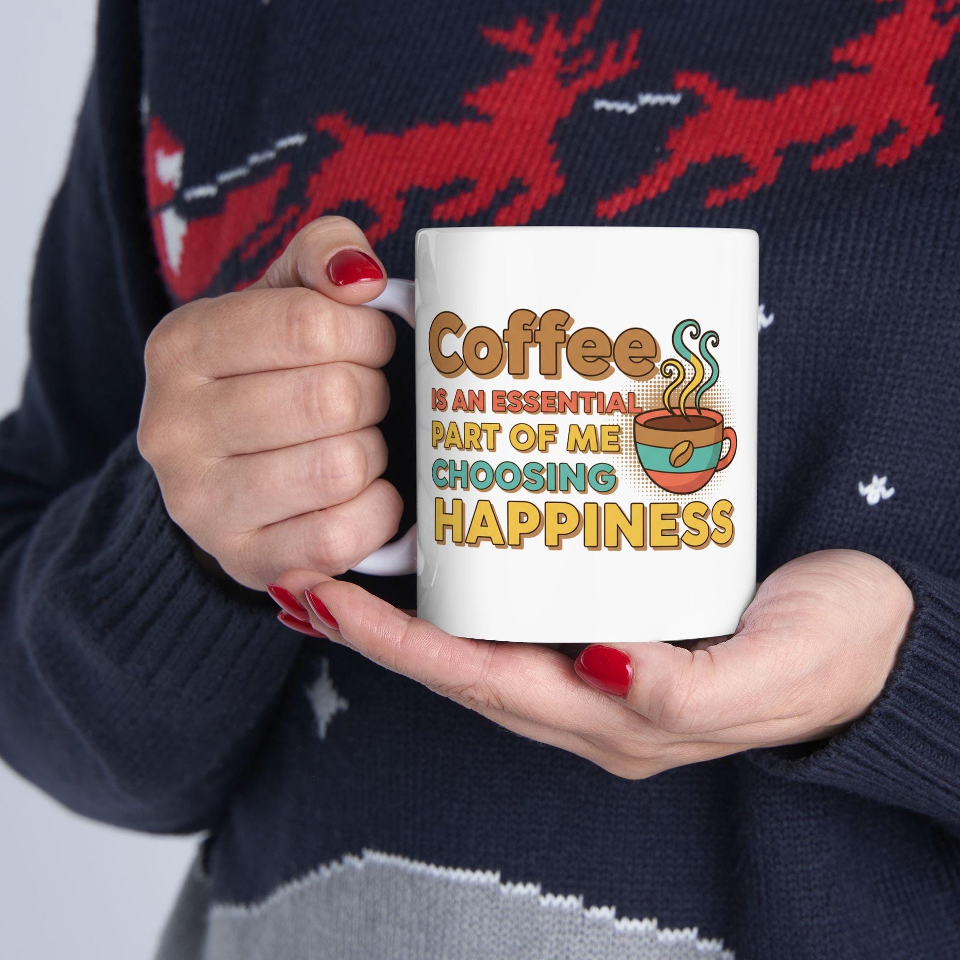 Coffee Is An Hug, Mug | Retro Coffee Cup Typography