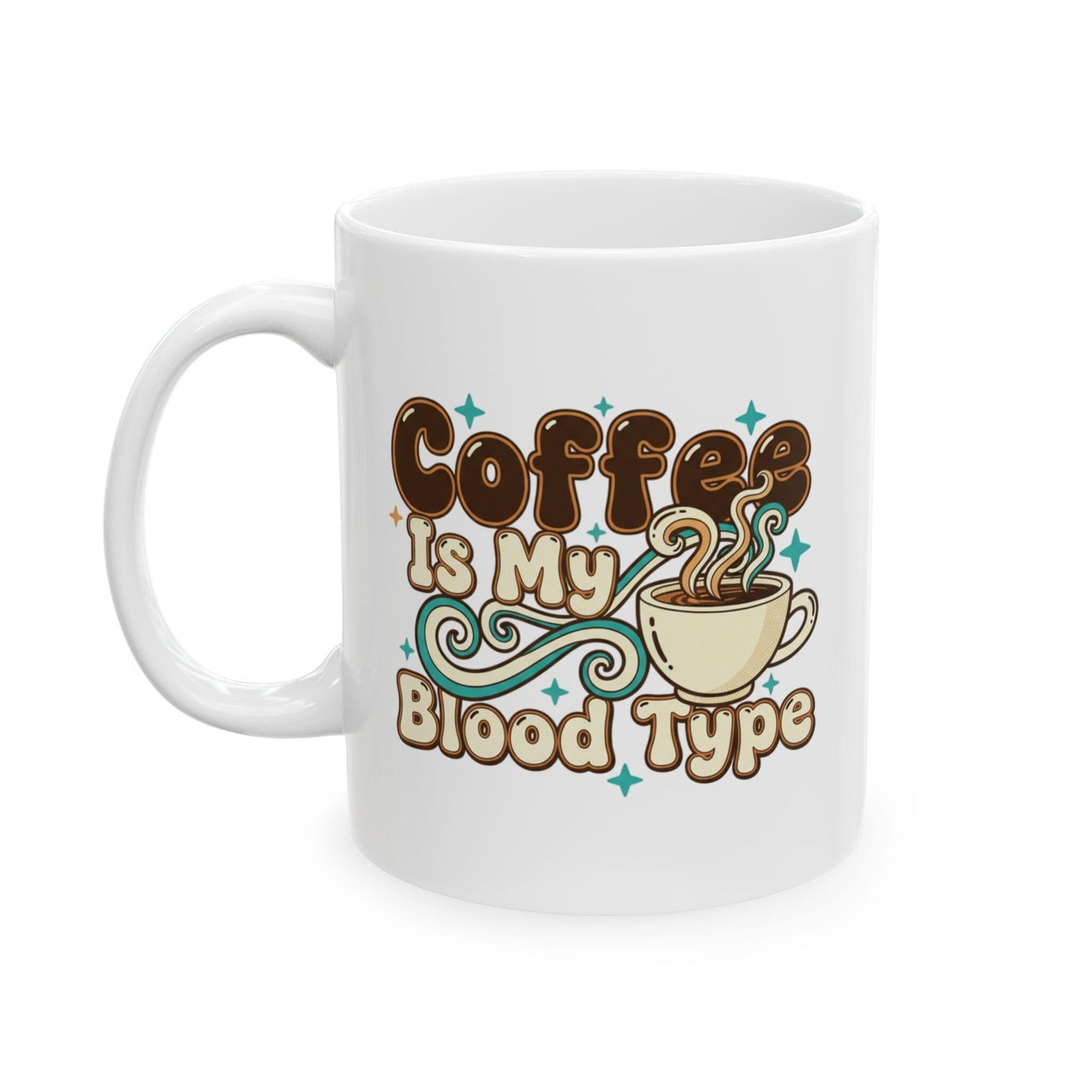 Coffee Is My Love Language Mug | Cute Coffee Cup Illustration