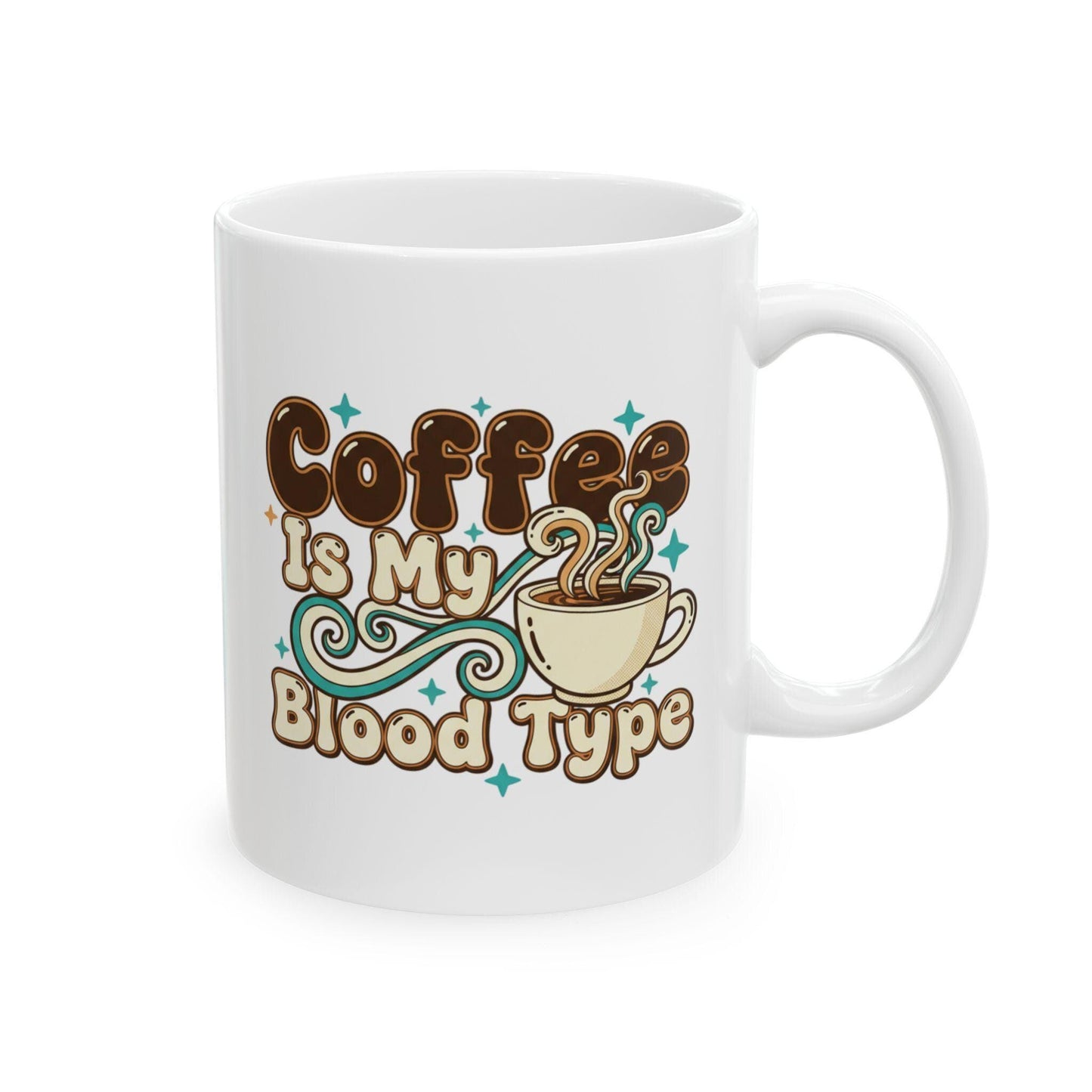 Coffee Is My Love Language Mug | Cute Coffee Cup Illustration