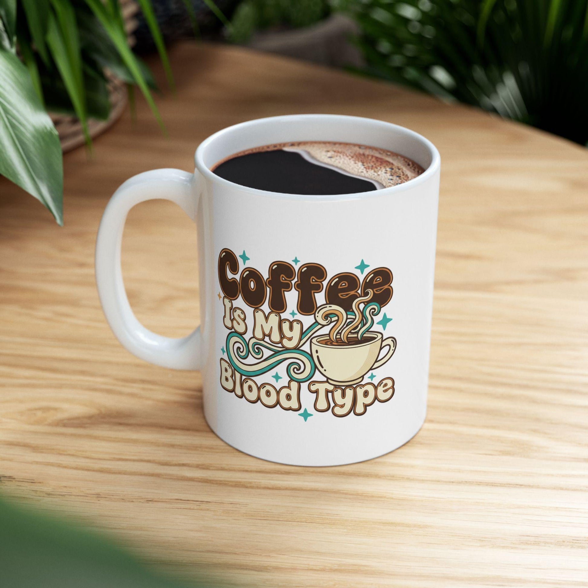 Coffee Is My Love Language Mug | Cute Coffee Cup Illustration