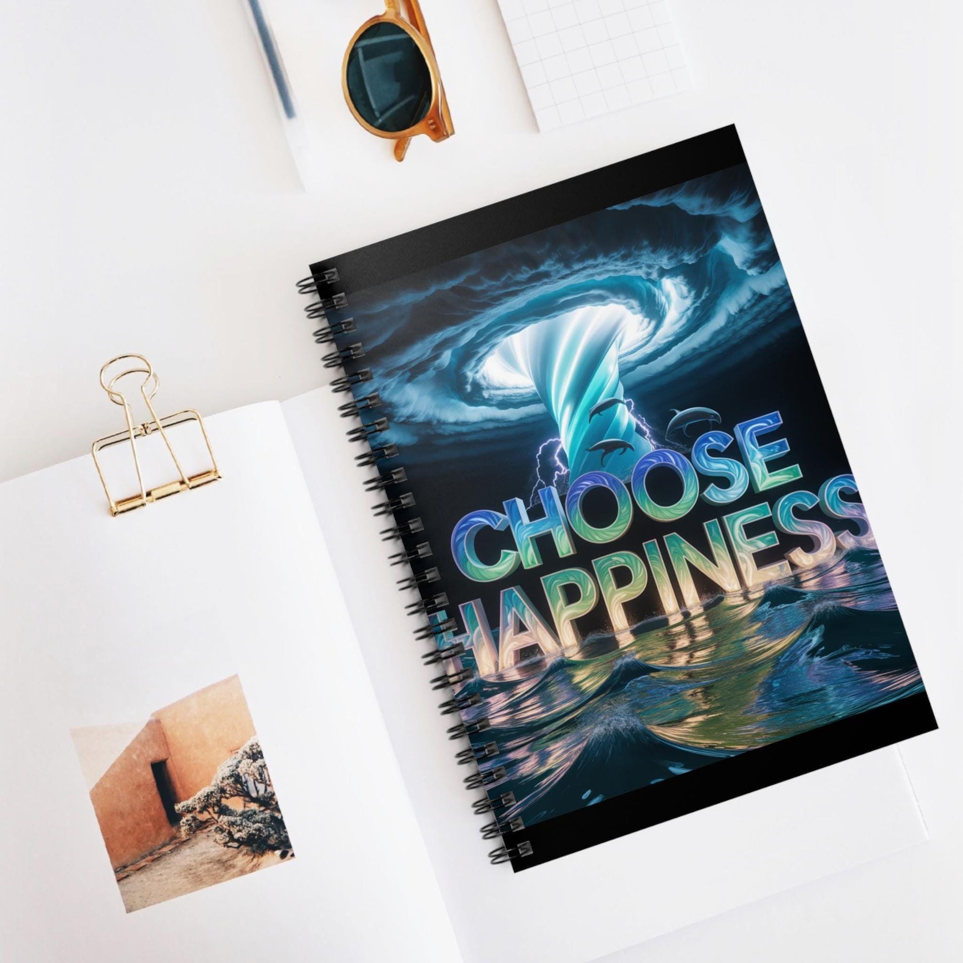 Spiral Notebook - Ruled Line, Motivational Journal for Writing, Inspirational Diary for Women,