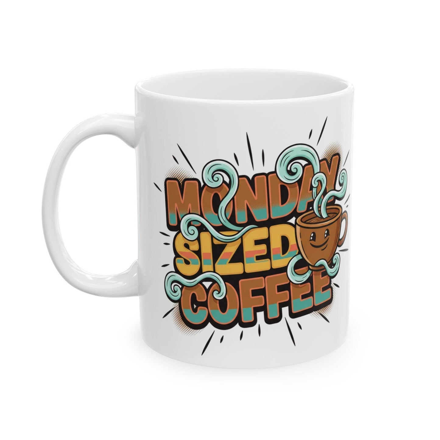 Missed Sleep Coffee Mug | Cute Retro Coffee Cup Illustration