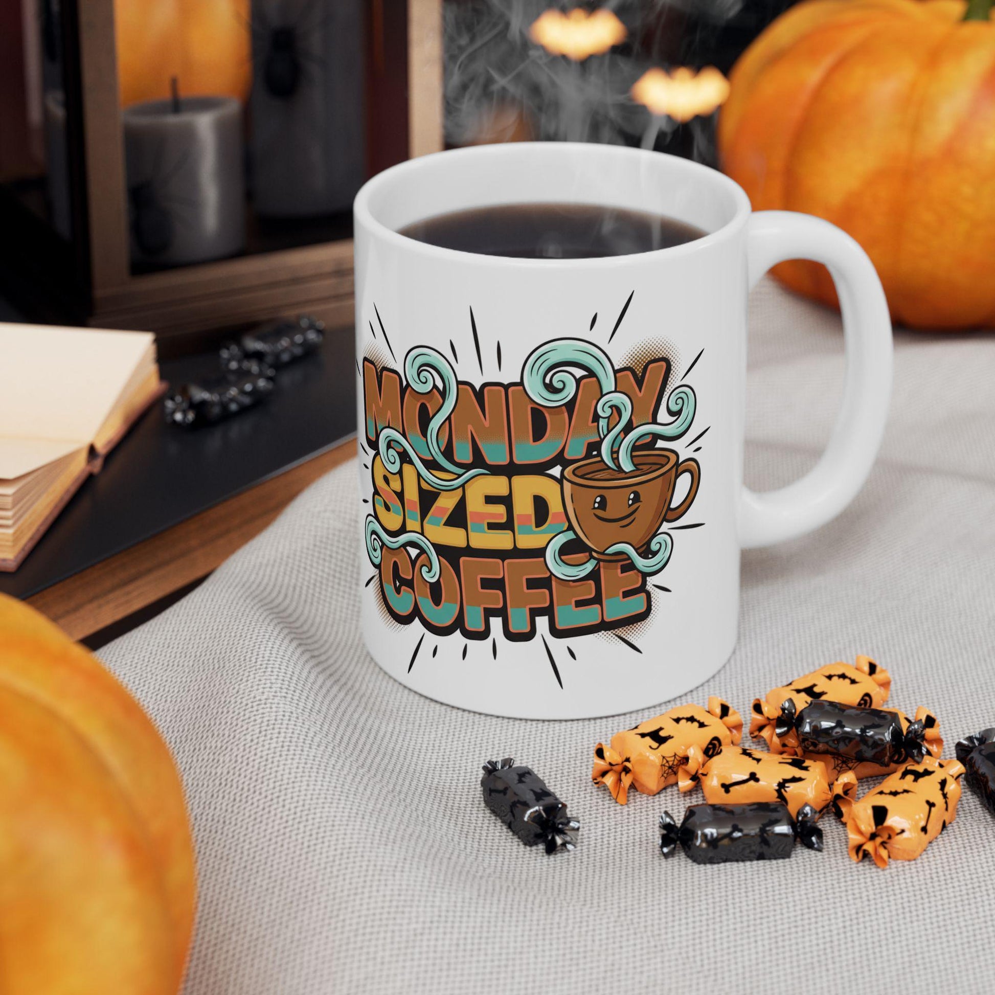 Missed Sleep Coffee Mug | Cute Retro Coffee Cup Illustration