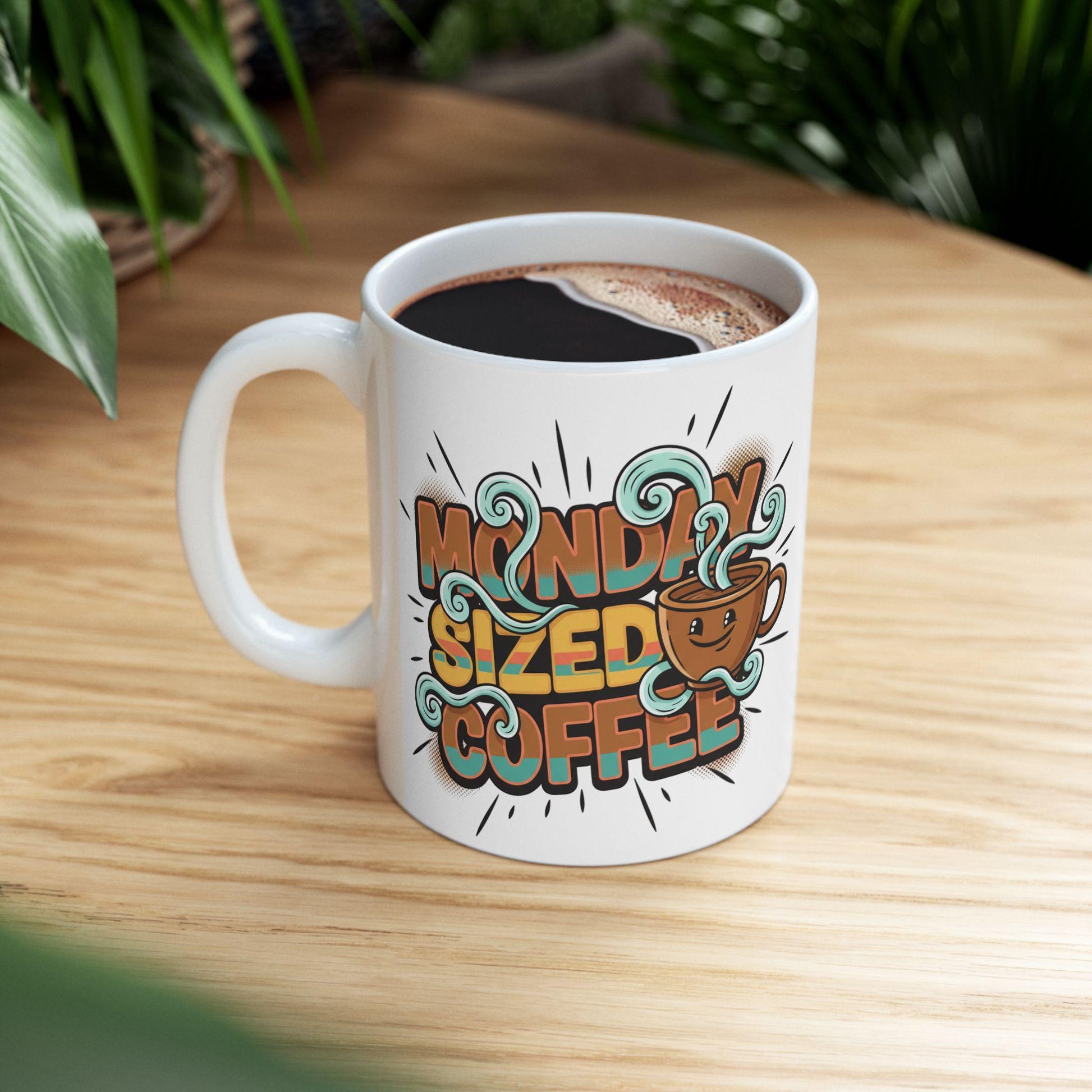Missed Sleep Coffee Mug | Cute Retro Coffee Cup Illustration