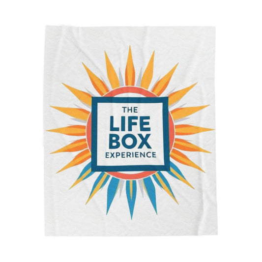 Velveteen Plush Blanket, The LifeBox Experience, Soft Throw Blanket for Cozy Nights