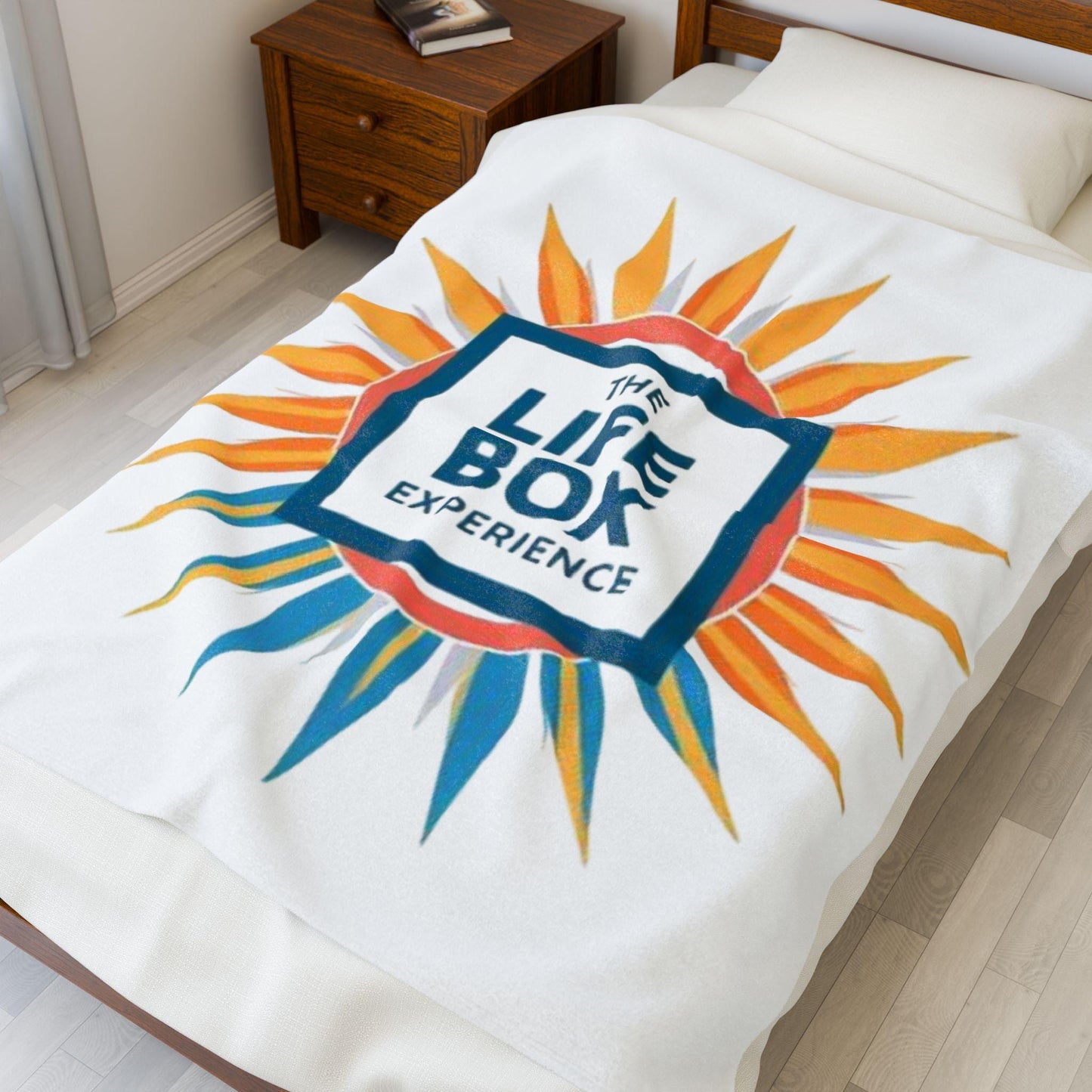 Velveteen Plush Blanket, The LifeBox Experience, Soft Throw Blanket for Cozy Nights