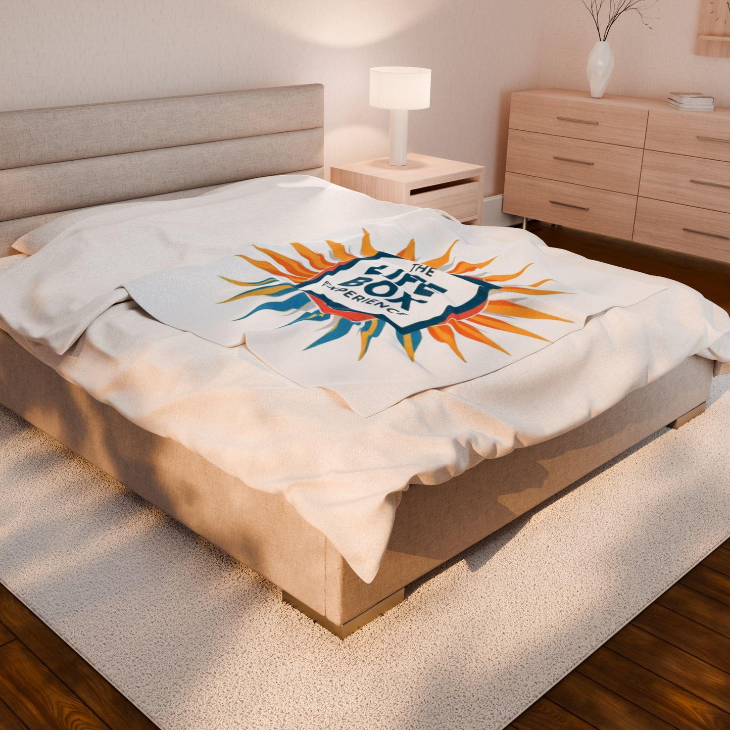 Velveteen Plush Blanket, The LifeBox Experience, Soft Throw Blanket for Cozy Nights