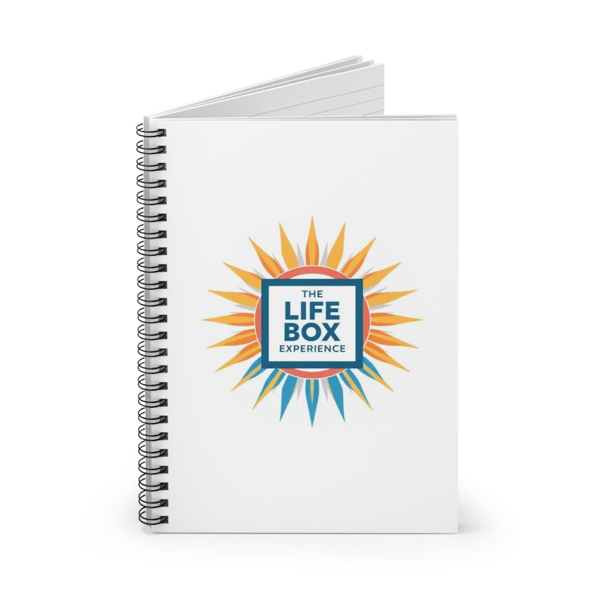 Spiral Notebook - The LifeBox Experiment, Journal, Personal Diary, Writing Pad, Ruled Line Notebook, Office and School Supplies